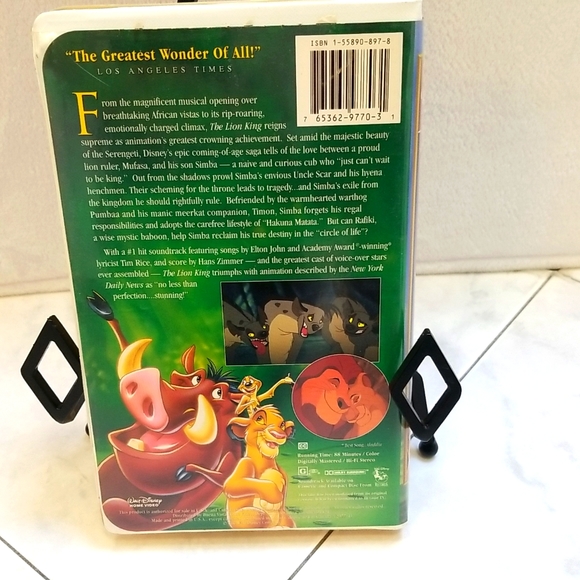 VHS:The Lion King - Picture 2 of 6